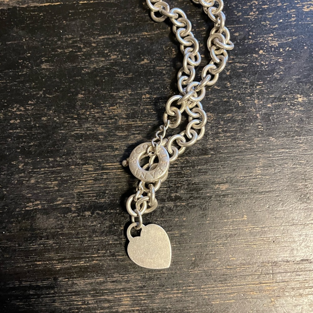 Tiffany & Co. Silver Heart Pendant Necklace